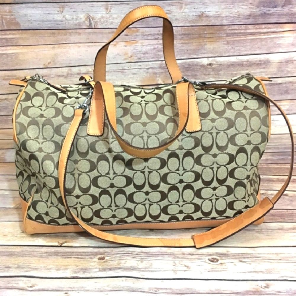 Coach Signature C Large Travel Satchel